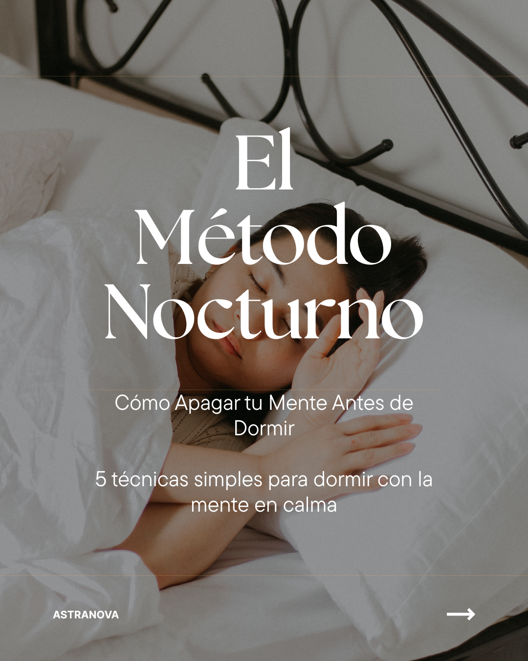 El método para dormir . 5 técnicas para dormir con la mente en calma